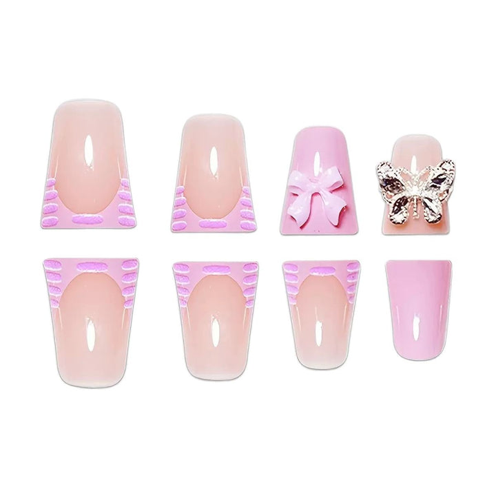 3D Floral Press-On Nail Art Set Stornfield