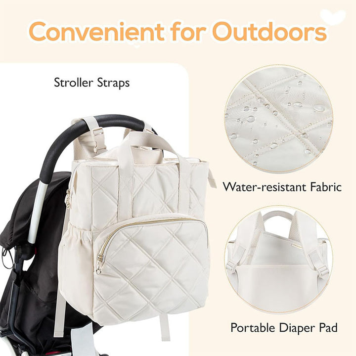 Padded backpack with versatile compartments Stornfield