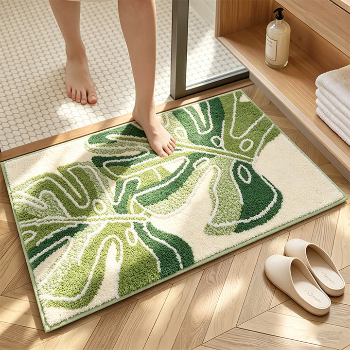 Leaf Pattern Area Rug for Home Decor