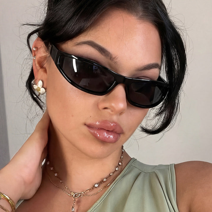 Women's sporty sunglasses with flat, aerodynamic design and UV protection Stornfield