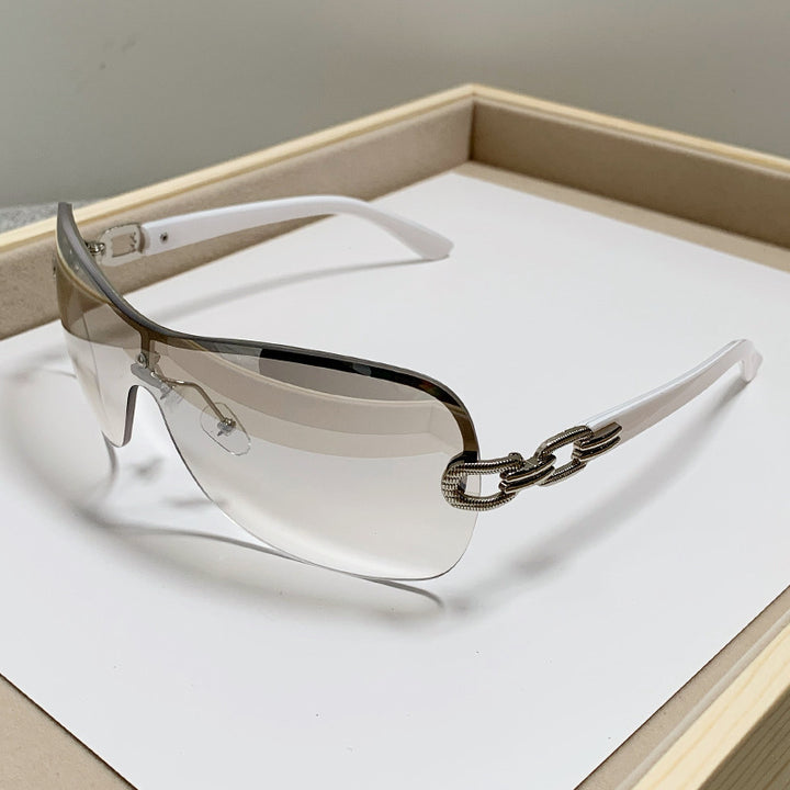 Unisex Chic Shield Sunglasses Stornfield