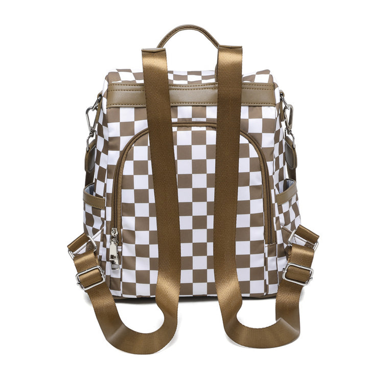 Stylish Checkered Backpack Stornfield