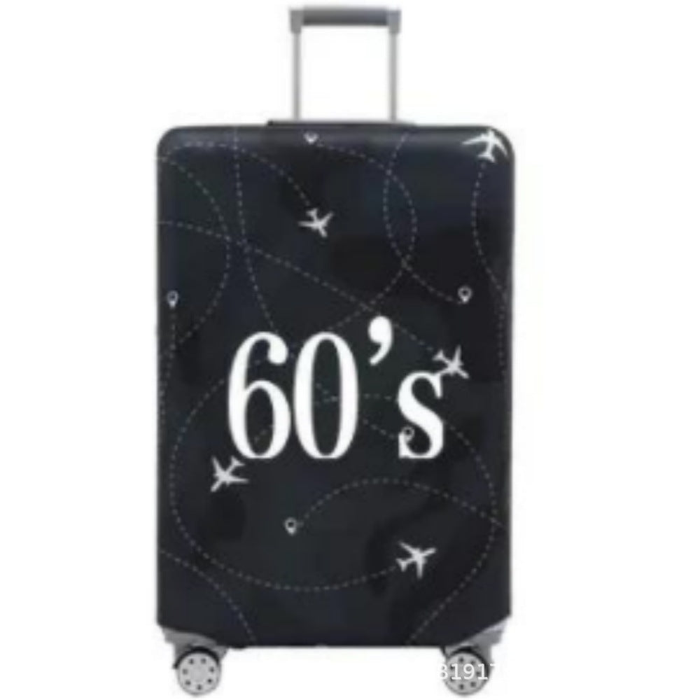 Women's hard shell suitcase with nostalgic airplane design Stornfield