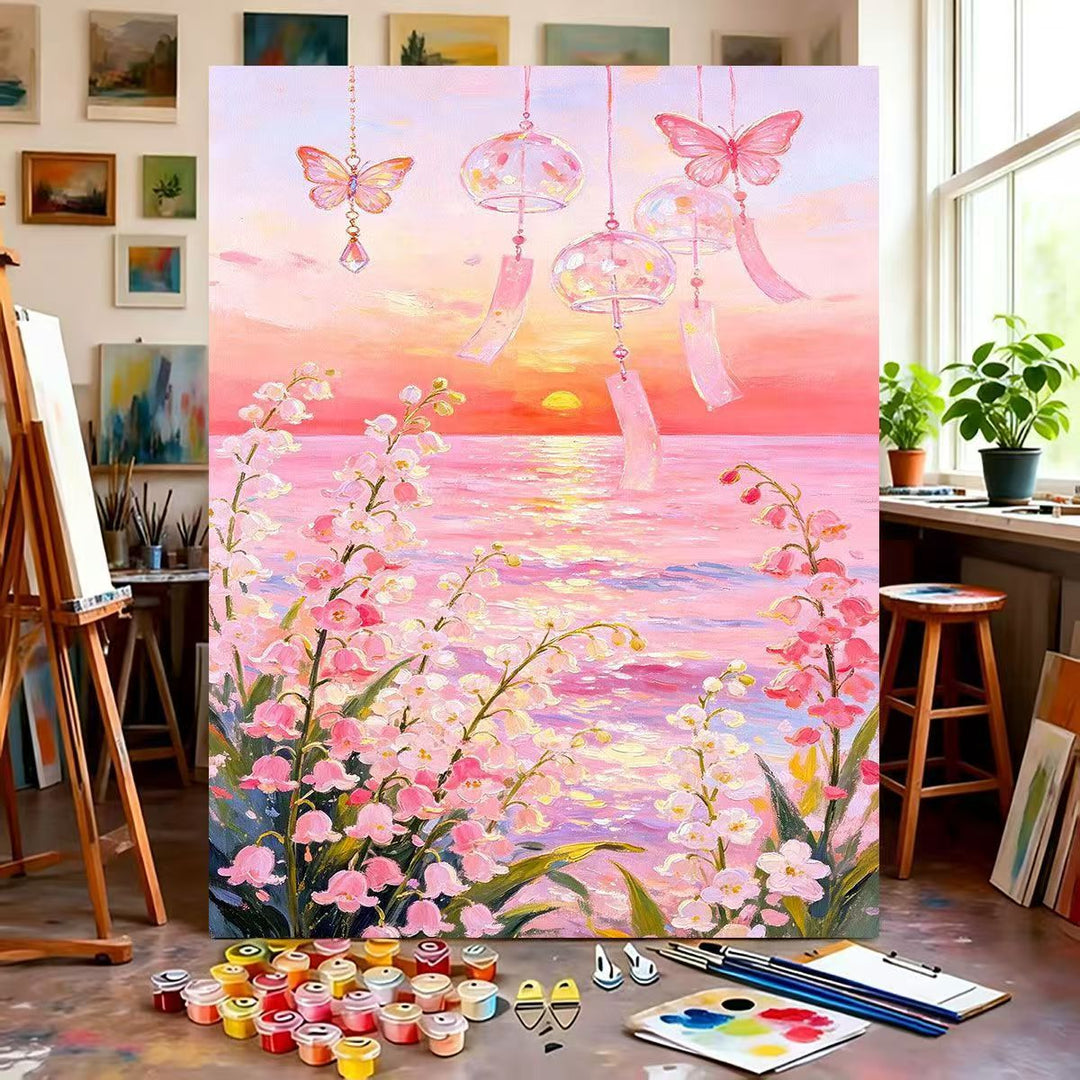 Dreamy Floral Canvas Painting Kit Stornfield