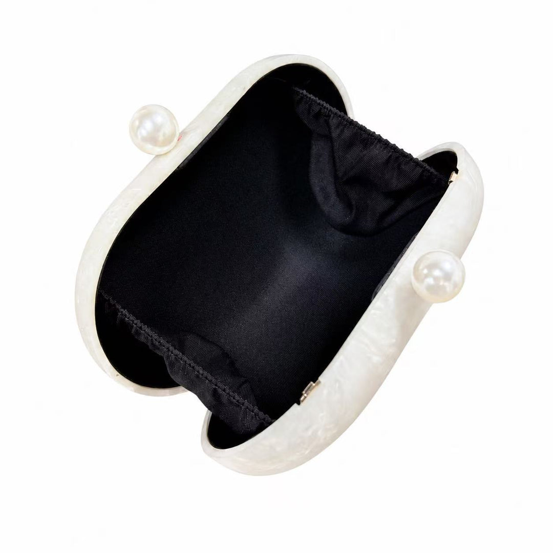 Pearlescent Acrylic Evening Handbag