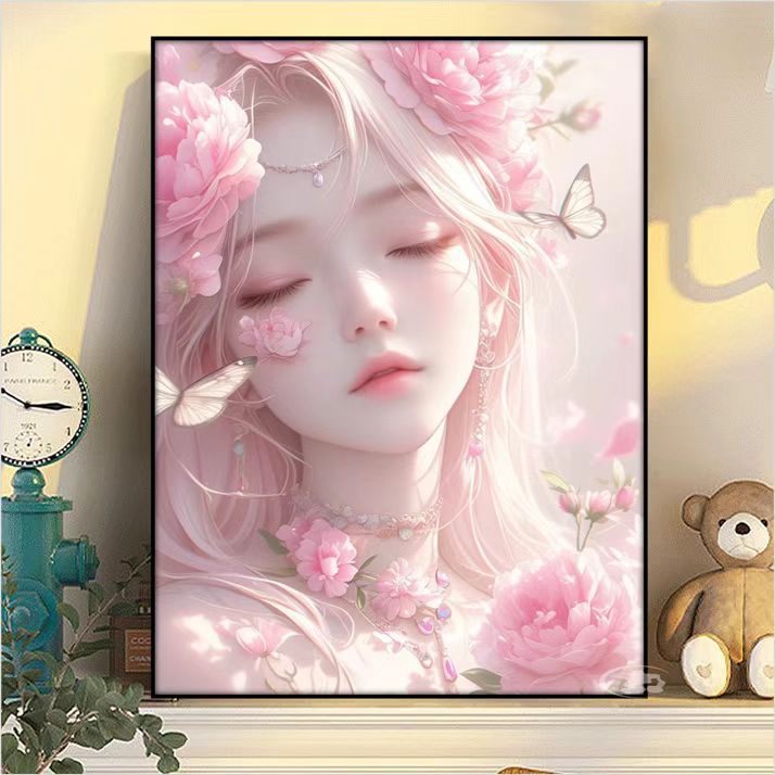 Ethereal Floral Fantasy Art Print Stornfield