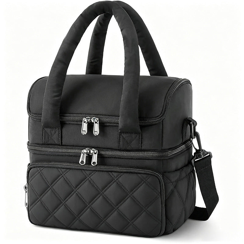 Stylish Quilted Insulated Lunch Tote Stornfield