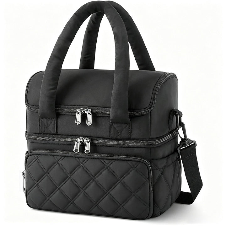 Stylish Quilted Insulated Lunch Tote Stornfield