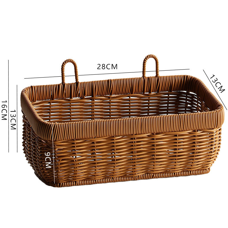 Handwoven Multi-Compartment Storage Basket Stornfield