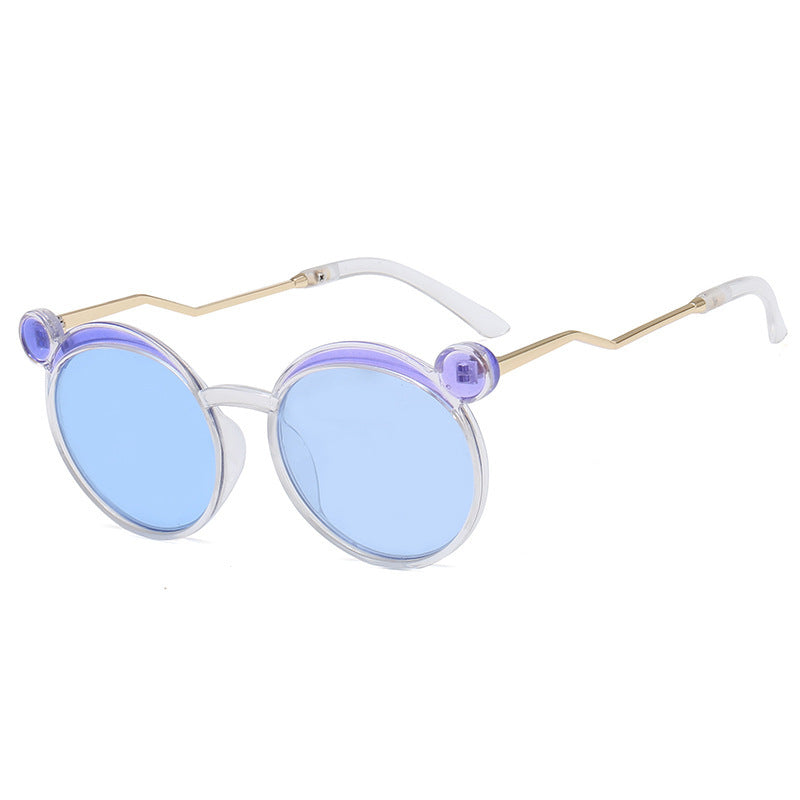 Women Fashion-Round Sunglasses with Innovative Frame and Colored Lenses Stornfield