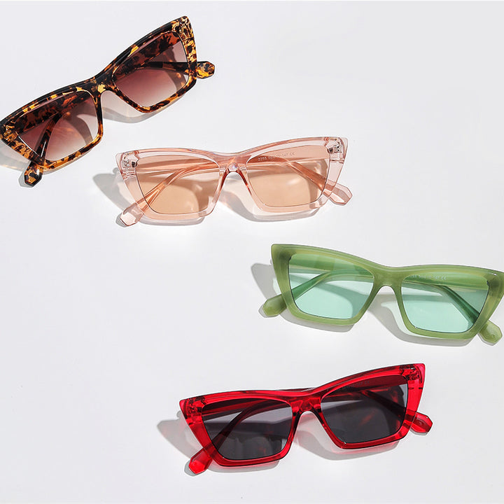 Women geometric sunglasses with stylish plastic frame Stornfield