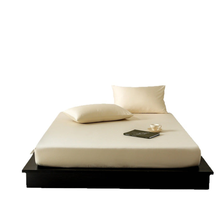 Satin-Feel Deep-Pocket Fitted Sheet Set with Matching Pillowcases