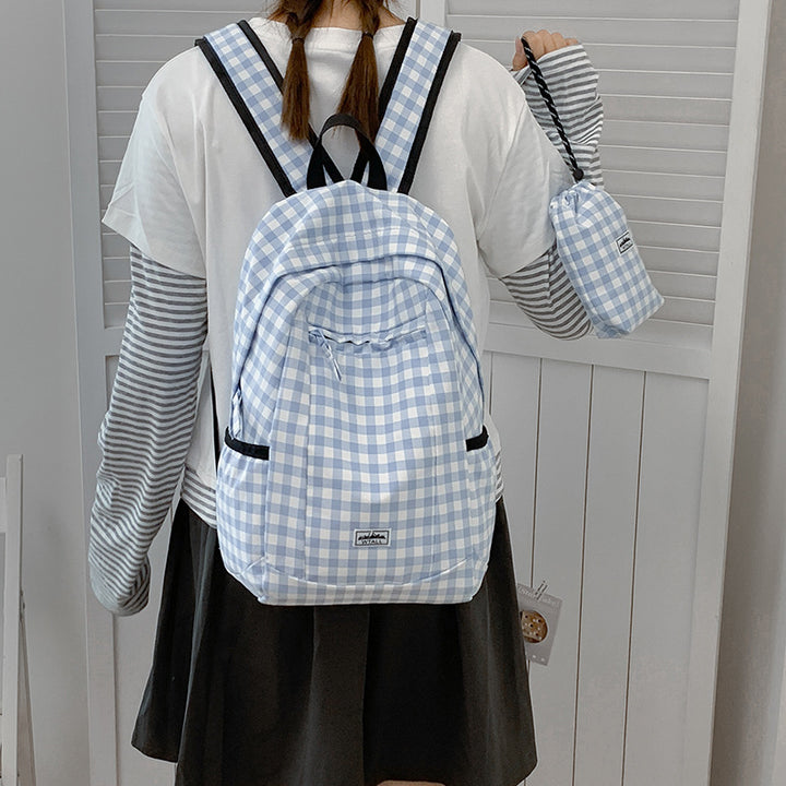 Stylish Checkered Backpack Stornfield