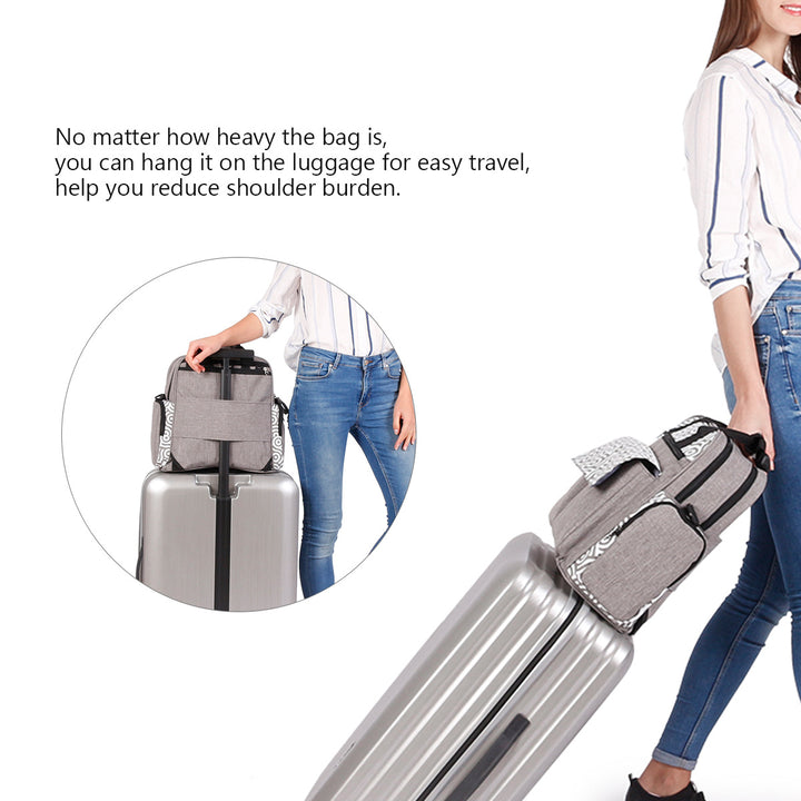 Multifunctional Diaper Bag with Insulated Compartments Stornfield