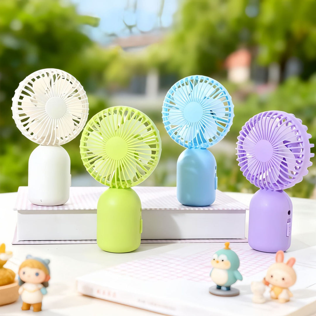Unisex handheld fan in playful design Stornfield