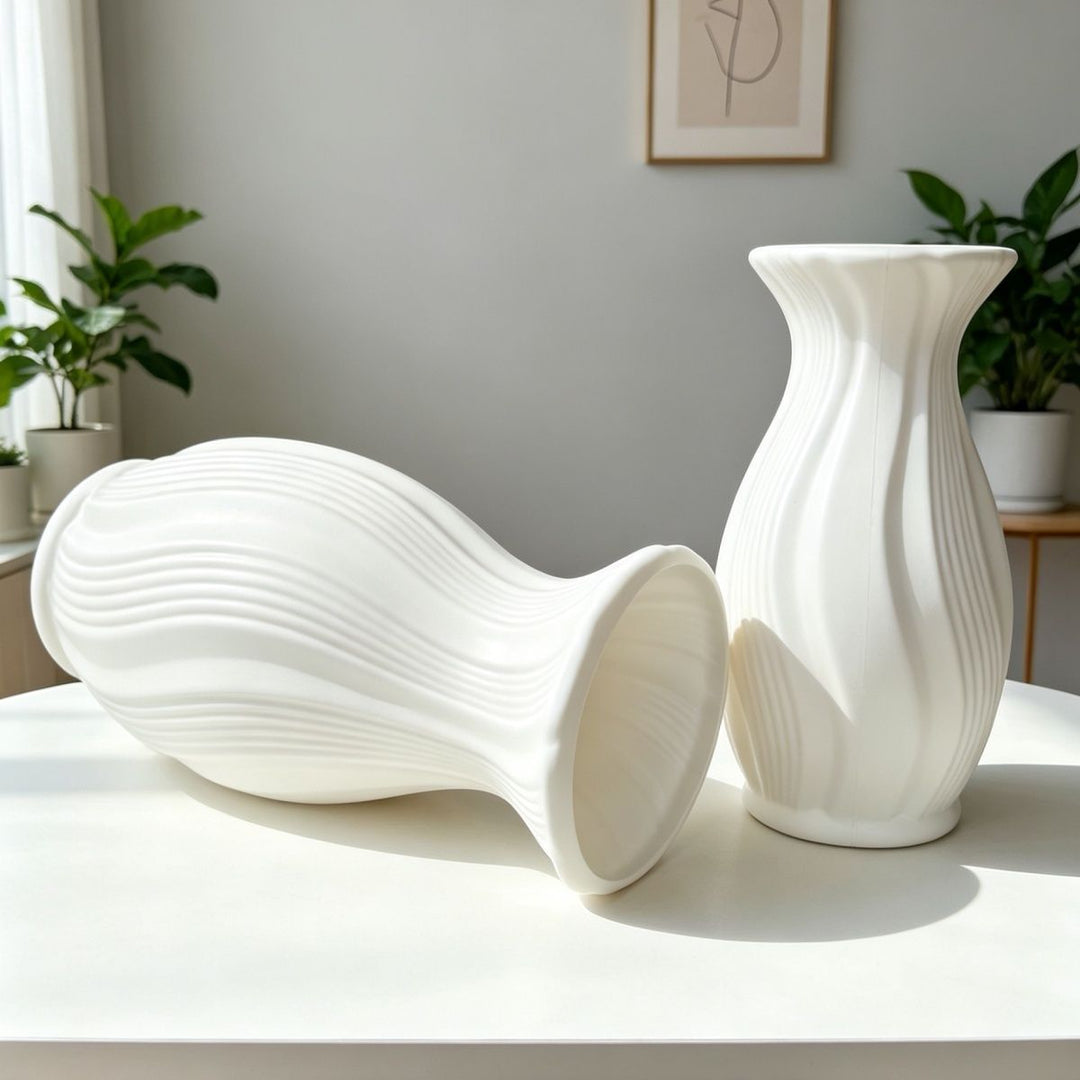 Textured Decorative Flower Vase Stornfeild