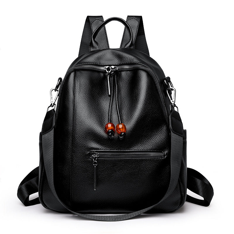 Premium Leather Travel Backpack Stornfield