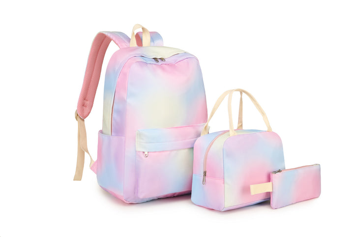 Stylish Leopard Print Backpack and Accessory Set Stornfield