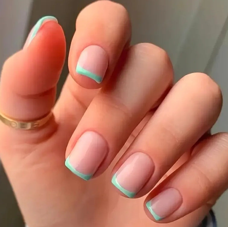 French Tip Acrylic Nail Extensions Stornfield