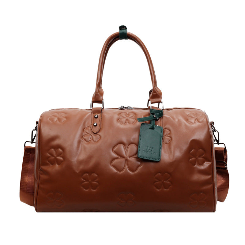 Stylish Embossed Travel Duffel Bag Stornfield