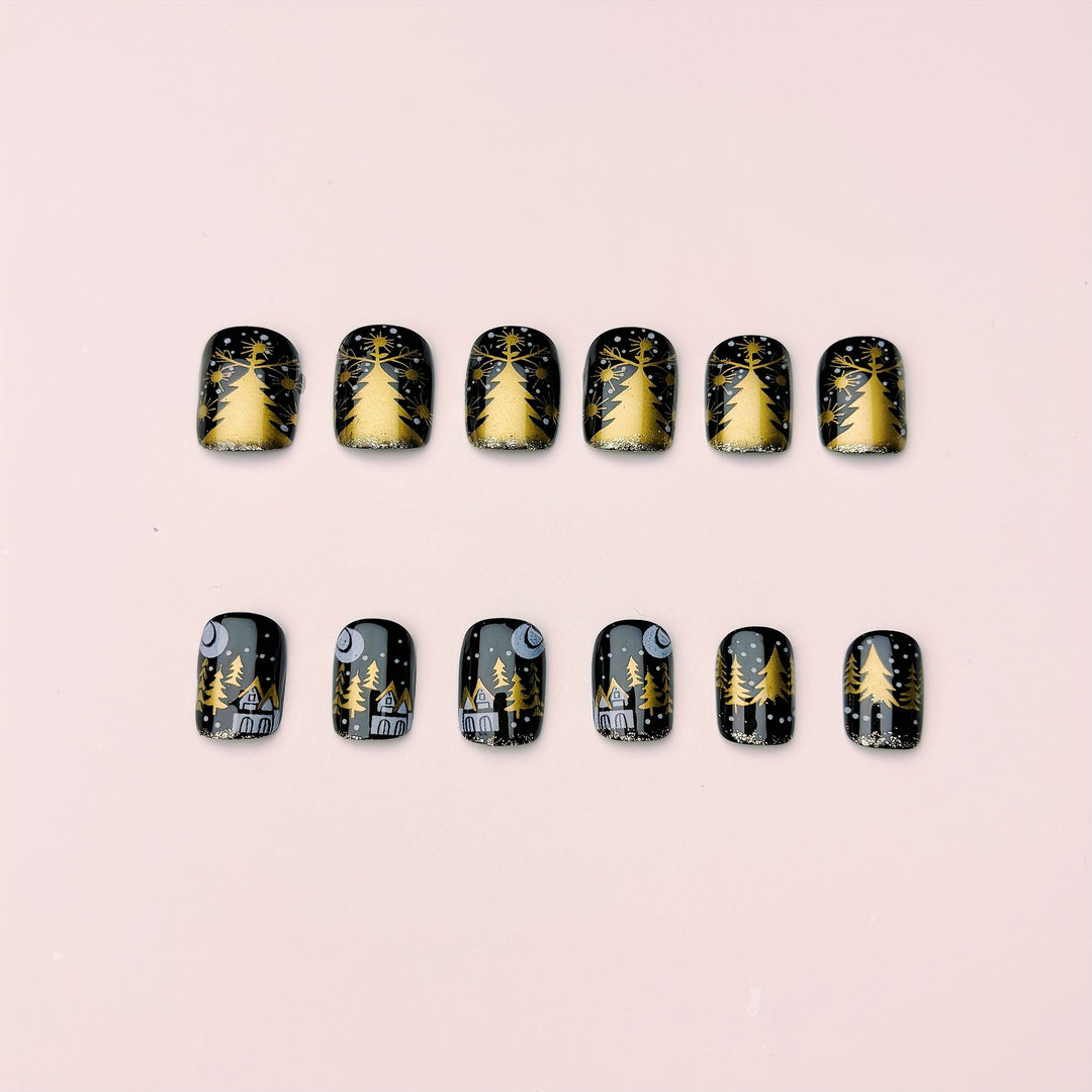 Elegant Winter Nail Art Stornfield