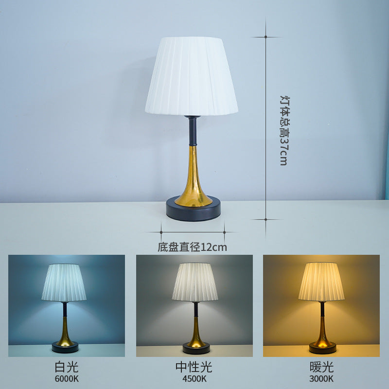 Modern Plated Base Table Lamp