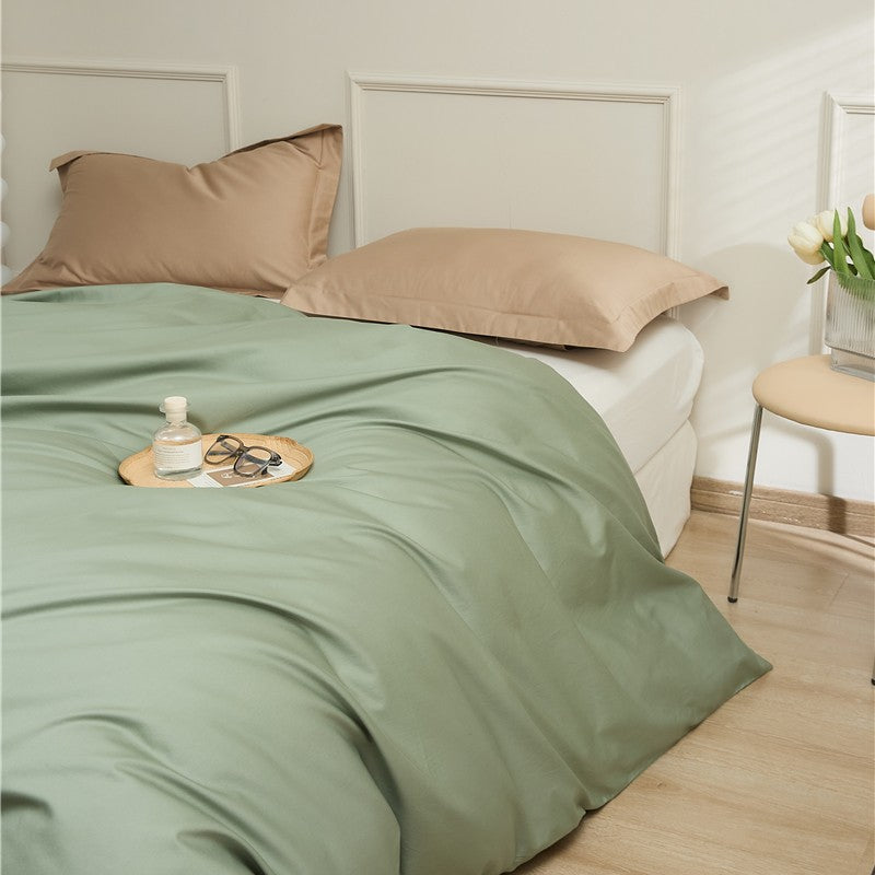 Cotton Renforcé Duvet Cover with Soft Touch Finish and Hidden Zipper
