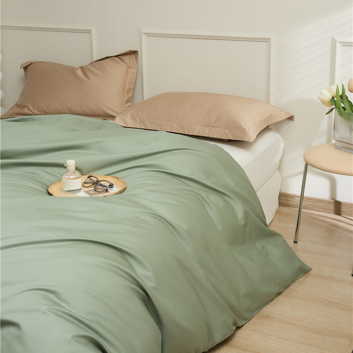 Cotton Renforcé Duvet Cover with Soft Touch Finish and Hidden Zipper