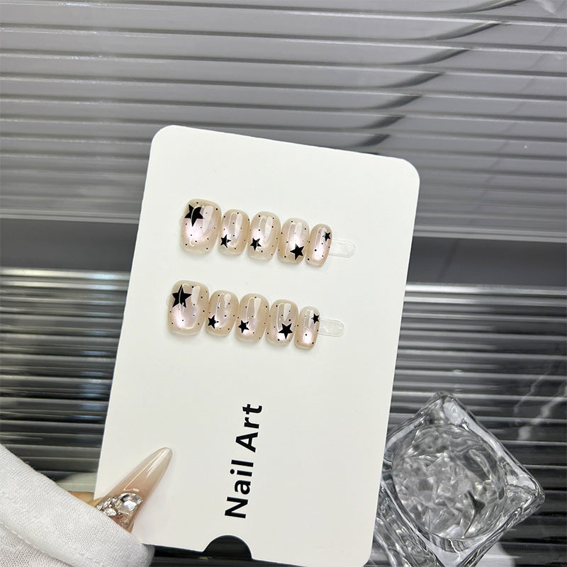 Starry Decorative Press-On Nail Set