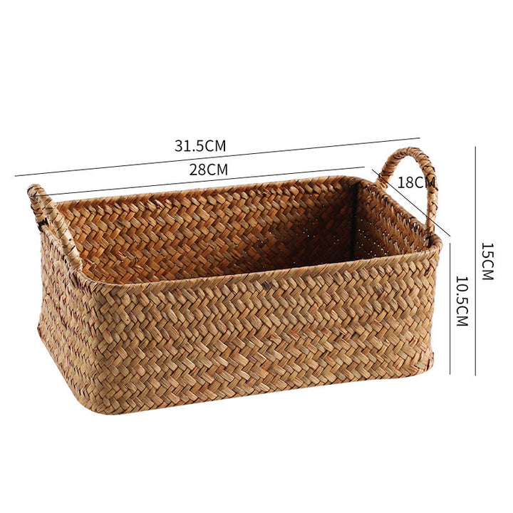 Handwoven Natural Storage Basket Stornfield