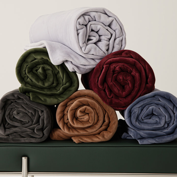Velvet-Feel Brushed Microfiber Sheet Set with Drapey Flat Sheet & Matching Pillowcases