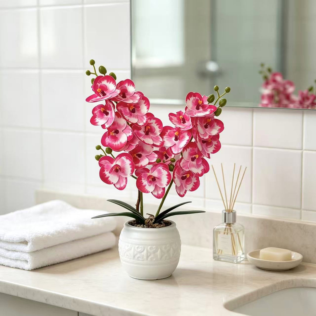 Decorative Orchid for Tabletop Home Decor