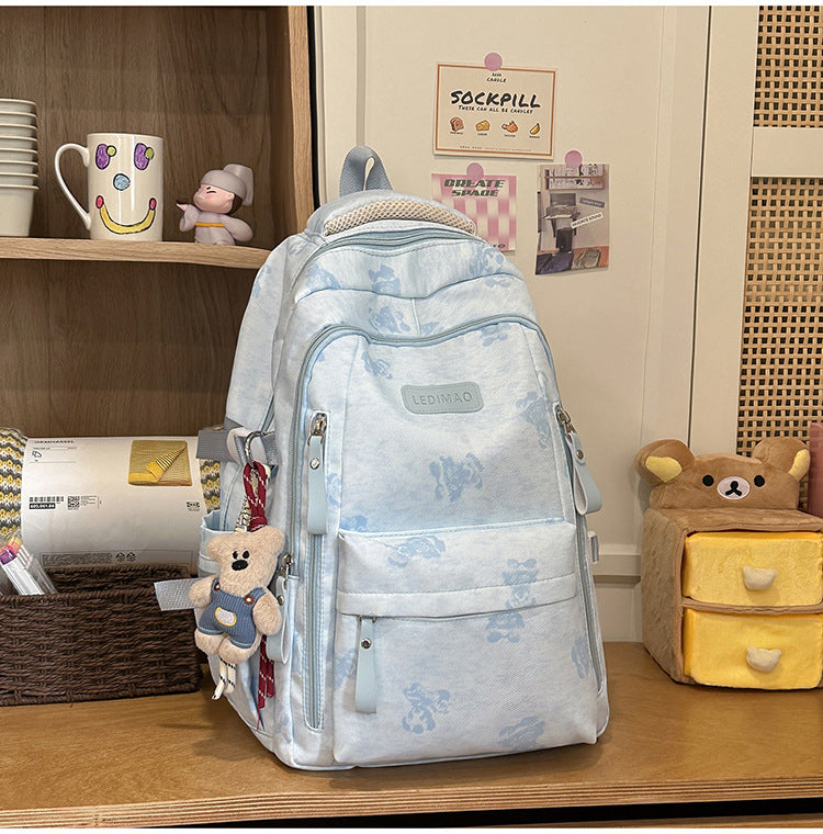 Casual Multi-Compartment School Backpack Stornfield