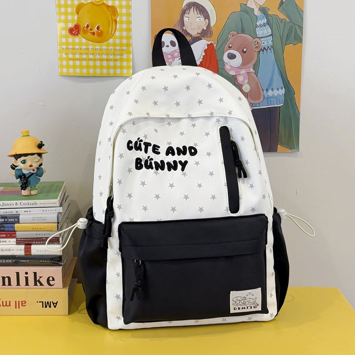 Cute Animal-Themed Canvas Backpack Stornfield