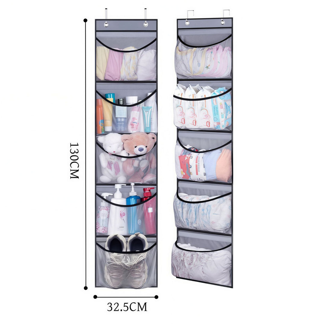 Vertical storage system made of net material Stornfield