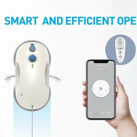 Dual-Head Window Cleaning Robot with Corded Power and Microfiber Pads Stornfield