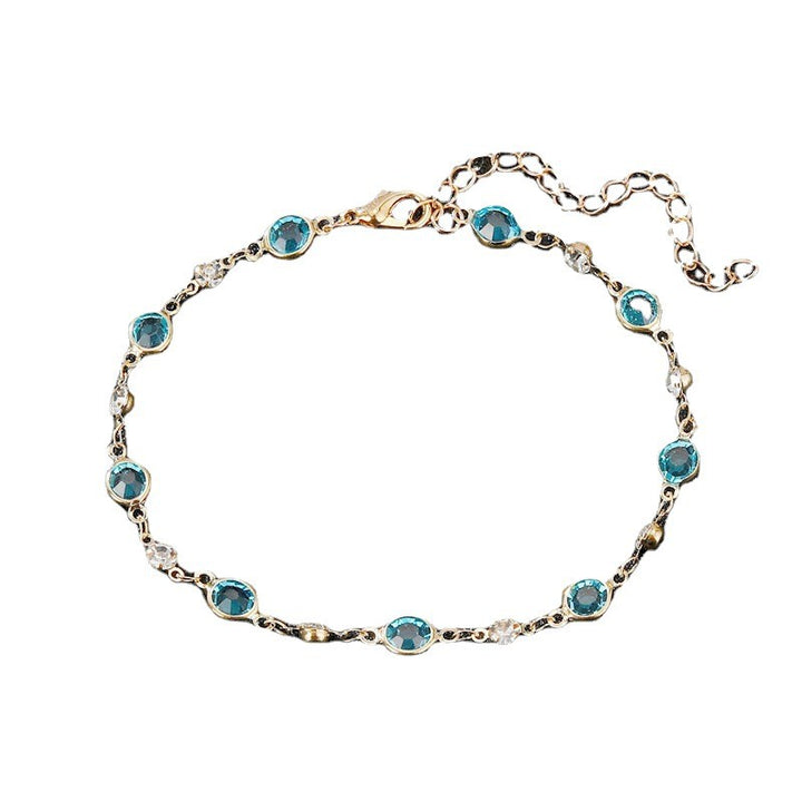 Elegant Rhinestone Chain Anklet Stornfield