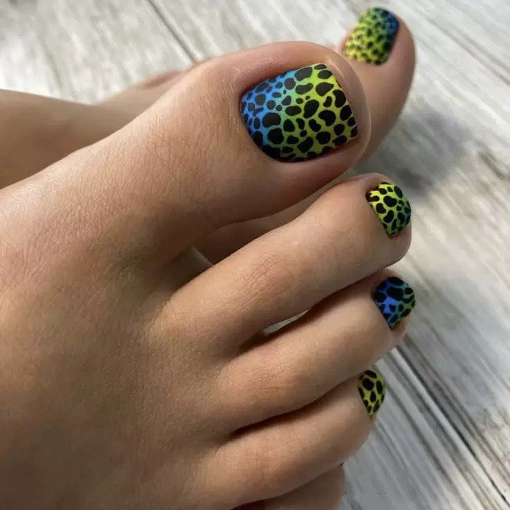 Nail art set with creative animal pattern accents Stornfield
