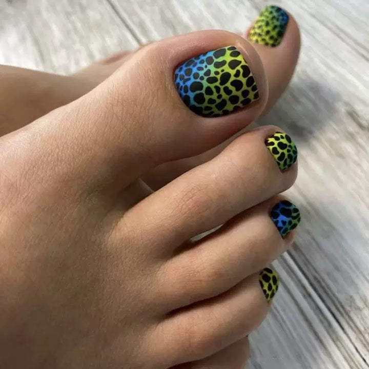 Nail art set with creative animal pattern accents Stornfield
