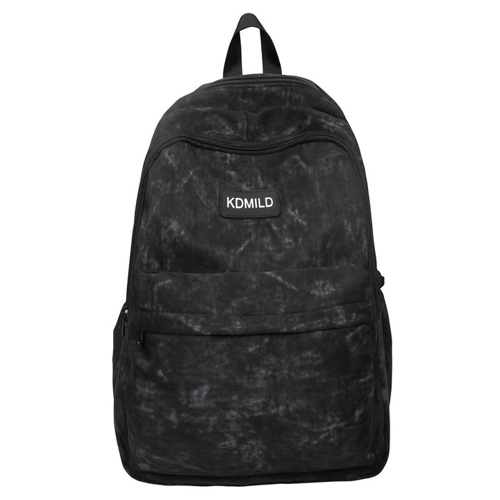 Lightweight Textured Canvas School Backpack Stornfield