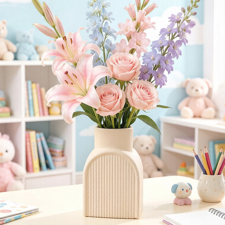 Stylish Textured Ceramic Flower Vase Stornfeild
