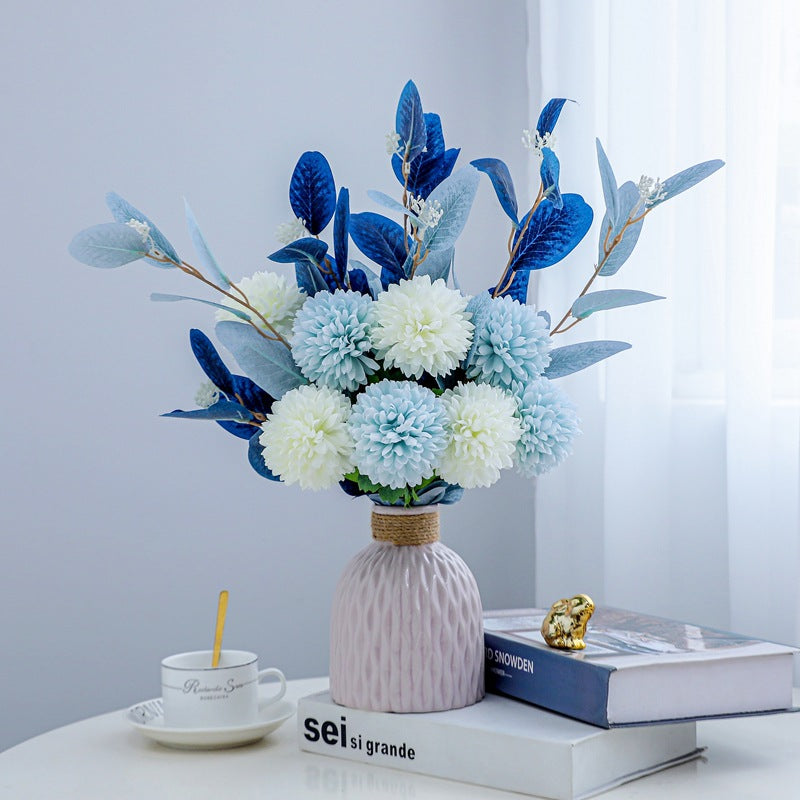 Lifelike Floral Arrangement in Decorative Vase