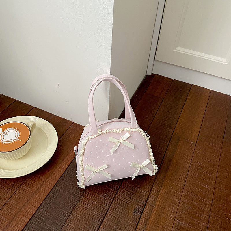 Charming Mini Bow-Detail Handbag