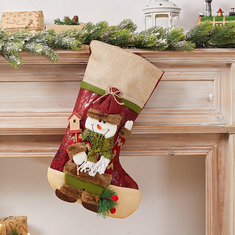 Festive Christmas stocking with nostalgic design Stornfield
