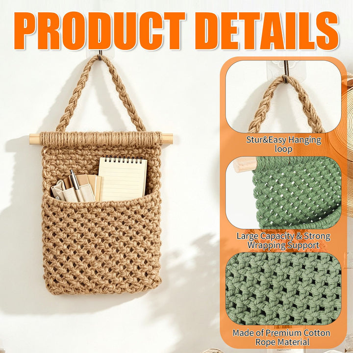 Macrame Wall Organizer Stornfield