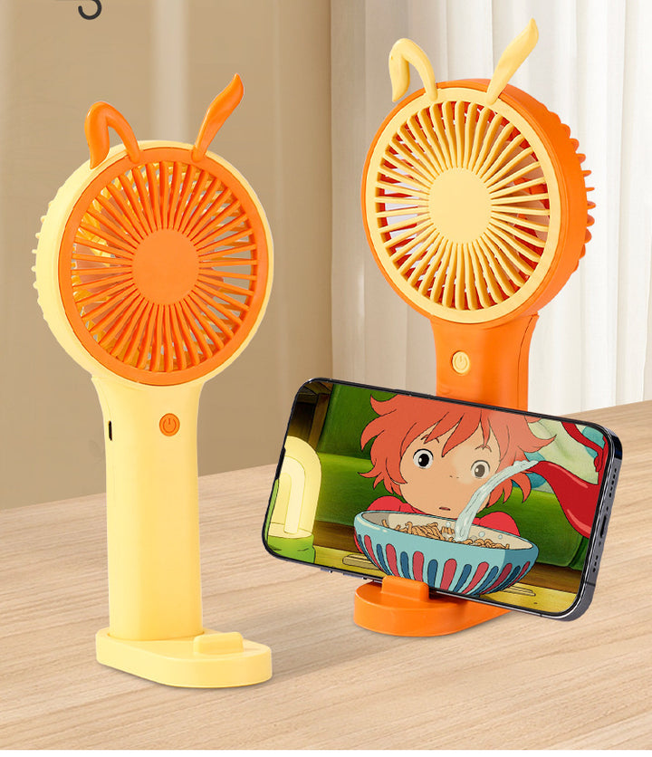 Unisex portable hand fan with smartphone holder Stornfield