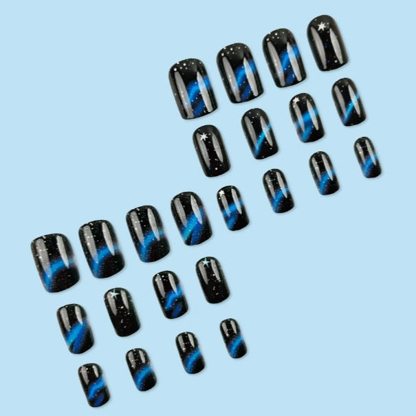 Galaxy-Themed Nail Art Set Stornfield