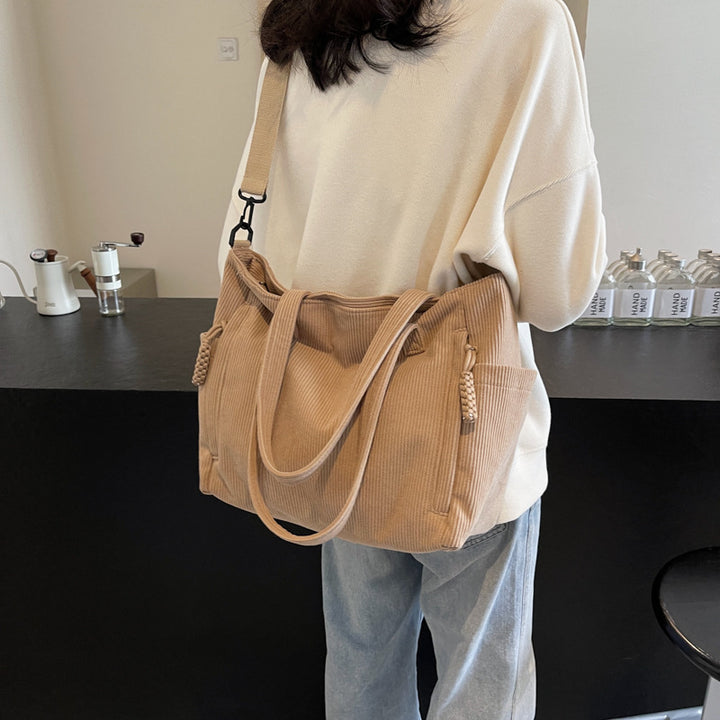 Multi-Pocket Canvas Tote Bag Stornfield