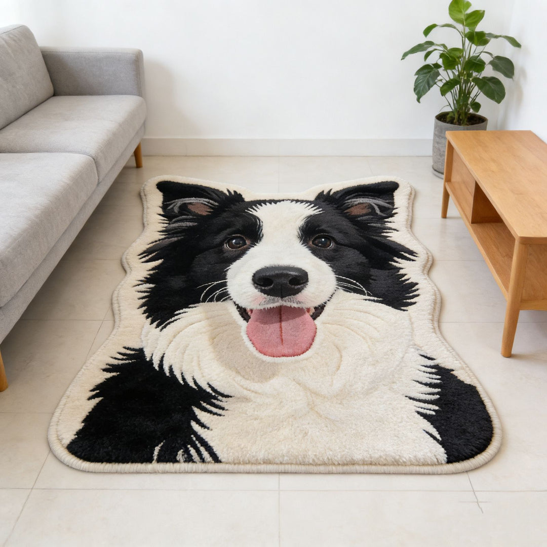 Cute Corgi Shaped Area Rug