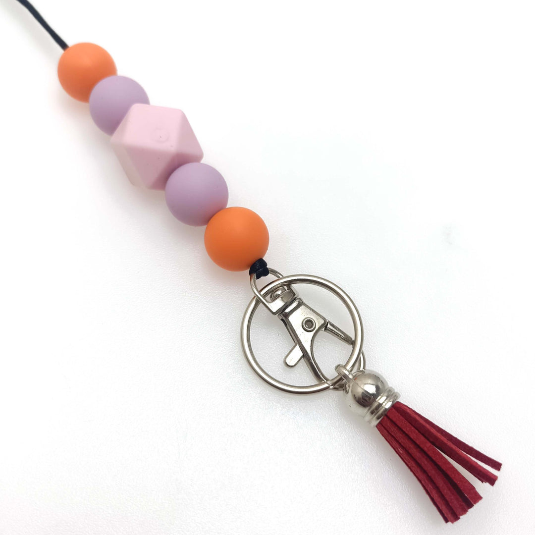 Colorful Beaded Keychain Holder Stornfield